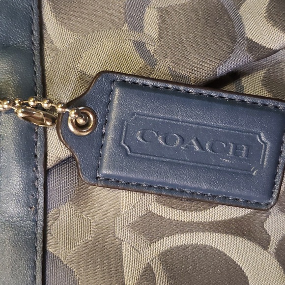 Light Blue Coach Purse - Picture 3 of 11